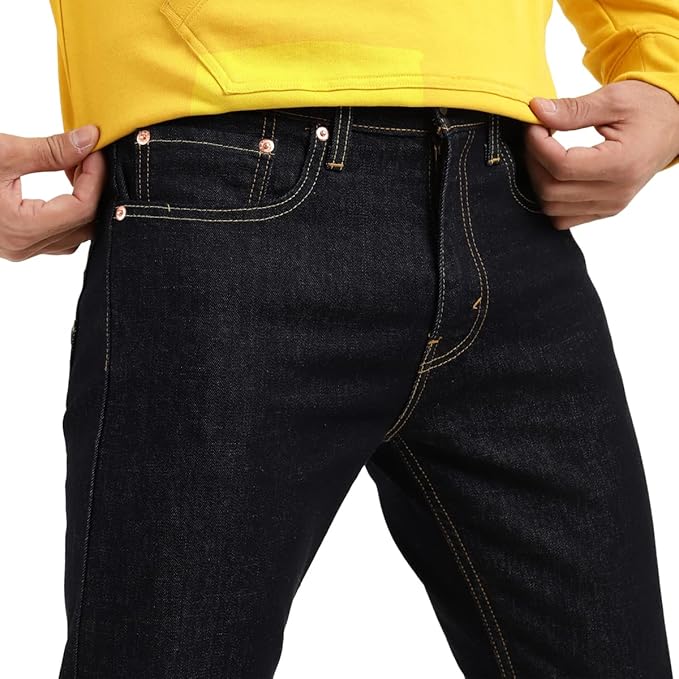 Levi's Men's 512 Slim Tapered Fit Mid Rise Blue Jeans - Image 3